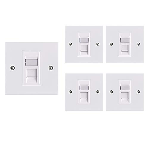 VCE RJ45 Socket Cat6 Ethernet Wall Plate