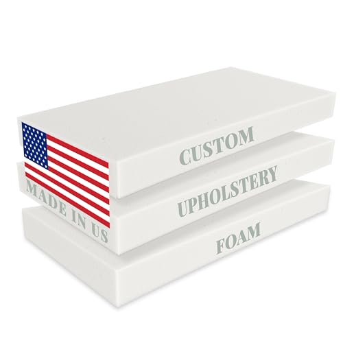 Royal Shade High-Density Upholstery Foam Custom Cut Firm-to-Medium (70D) Replacement for Seats Benches Dining Pads & Window Cushions Durable & Easy to Shape (3 Thick)