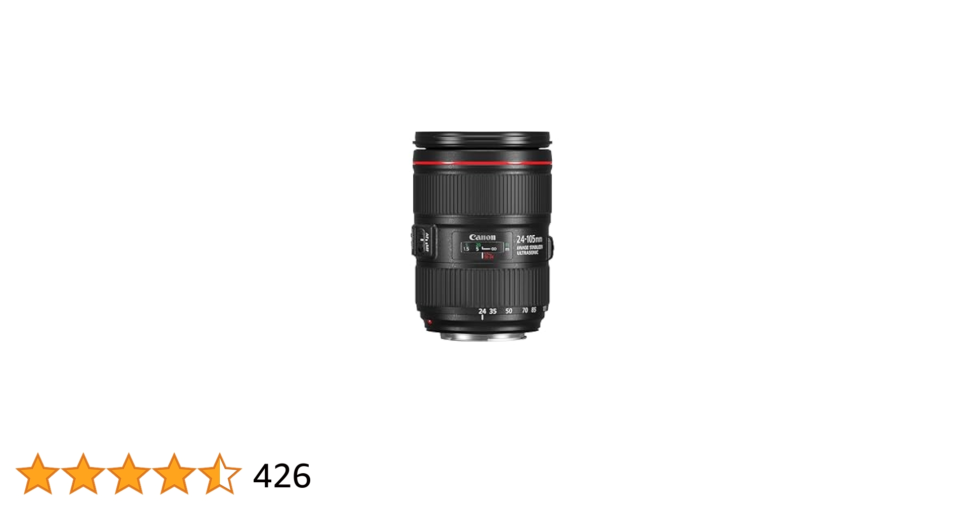 Canon Zoom Lens EF24-105mm F4L is II USM - White Box (New