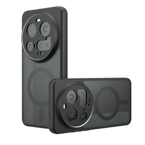 Kukoufey Compatible with Xiaomi 15 Ultra Case Cover,Compatible with MagSafe,Compatible with Xiaomi 15 Ultra Built-in Magnetic Anti-Shock Cell Phone Case Black