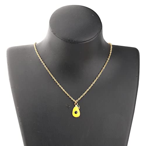 Lywjyb Birdgot Colar de abacate, presente para amantes de abacate, presente de abacate, pingente de
