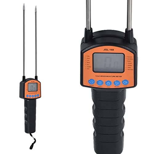 Produktfoto von CHICIRIS Feuchtigkeitsmessgerät, Getreidefeuchtigkeitsprüfer, Getreidefeuchtigkeitsmesser, Sprachansage LCD mit&hellip;