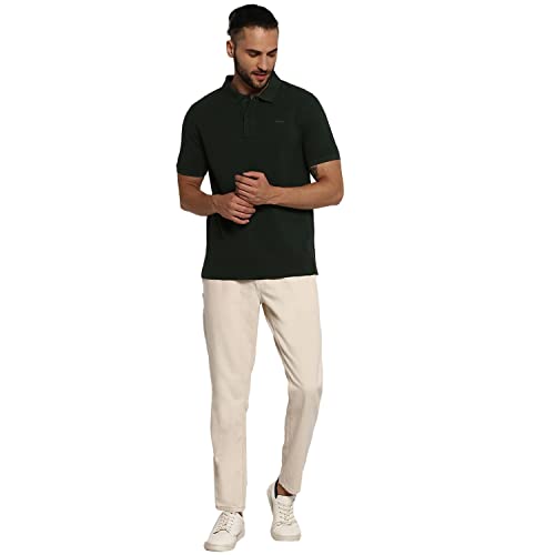 Image of Wrangler Dk Green Classic Regular Fit Polo Tshirt