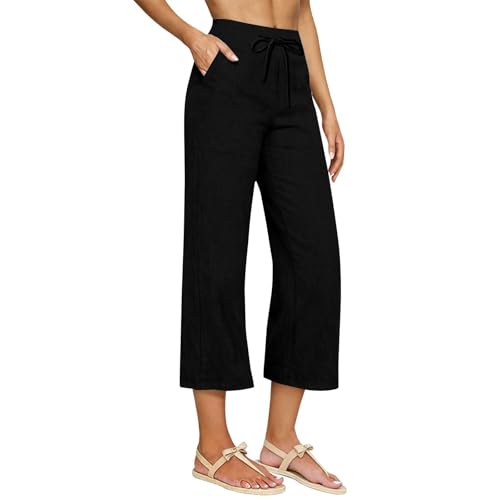 Pantalon de jogging fluide et respirant en coton pour femme