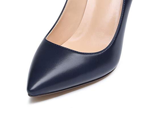 Image of Castamere Womens High Heels Pointed-Toe Slip-on Stilettos Pumps 4Inch Heel Shoes