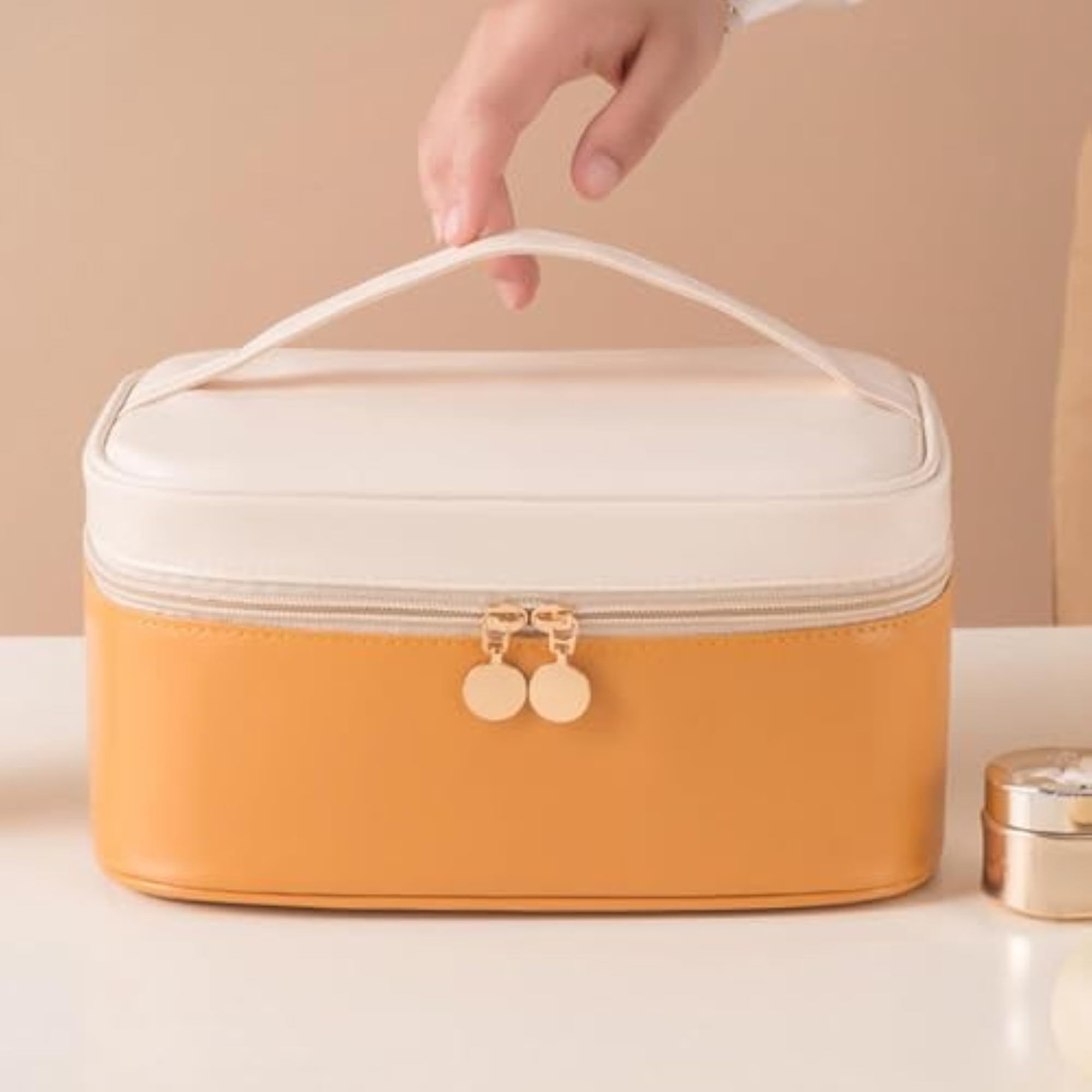 Women Makeup Bag Travel Essentials Oil Case