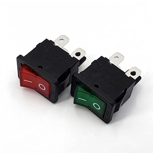 Interrupteur à bascule mini interrupteur 4 pin DPST 220VAC marche-arrêt - 4