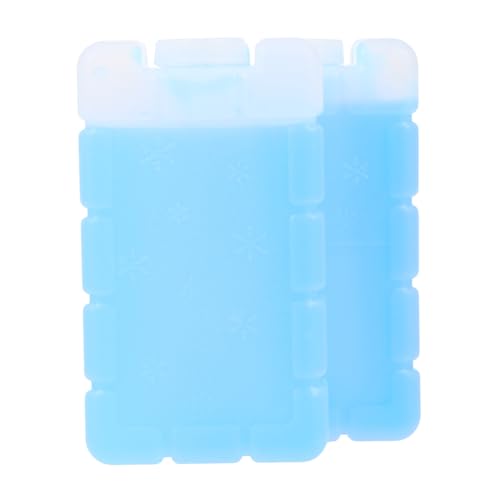 NIYANGLE 2 Piezas Caja De Cristal De Hielo Frío Largo Ladrillo De Hielo Cubitos Delgado Bloque De Hielo Bolsa De Hielo a Prueba De Fugas Freezer Pequeño De Polivinilo