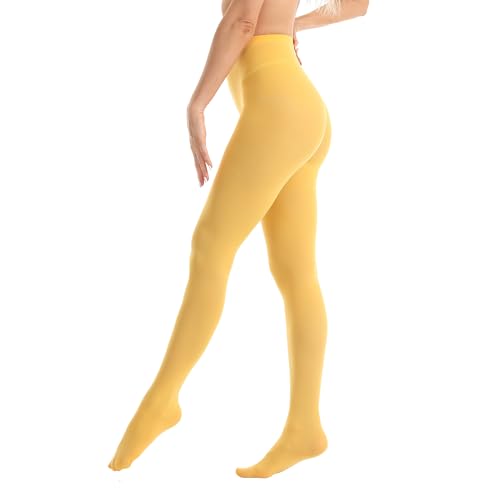 Image of Women's 80 Denier Opaque Tights, Microfiber Run-Resistant, Ultra Soft & Stretchy