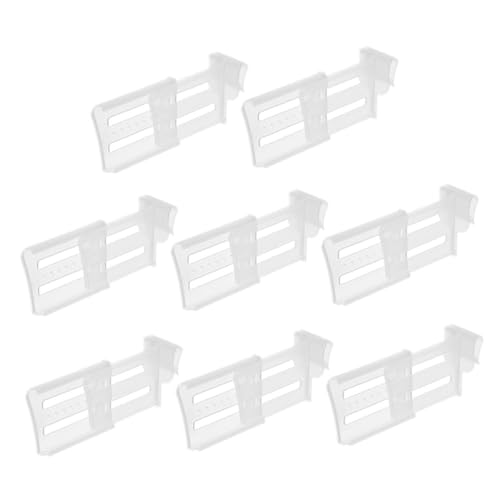 Hemobllo 8Piezas Divisores Expandibles para Refrigerador Separadores para Puerta Lateral Organizadores Prácticos y Convenientes para Almacenamiento de Alimentos