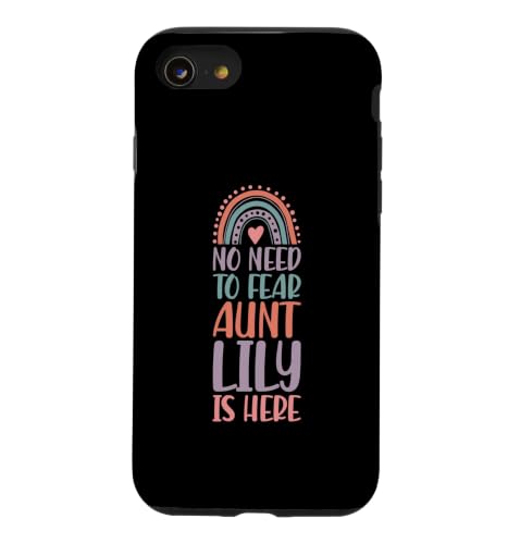 No Need To Fear Aunt Lily Is Here �t�@�[�X�g�l�[�� ���C���{�[ Auntie �X�}�z�P�[�X iPhone SE (2020) / 7 / 8 �p