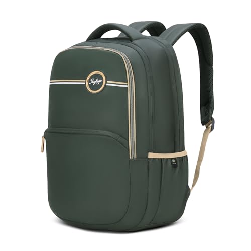 Image of Skybags Thrive 17 Inch Compatible Laptop Backpack 30L | 3 Compartments with Quick-Access Front Pocket | Padded Back Panel & Side Bottle Pockets | Office & Travel Backpack for Men & Women