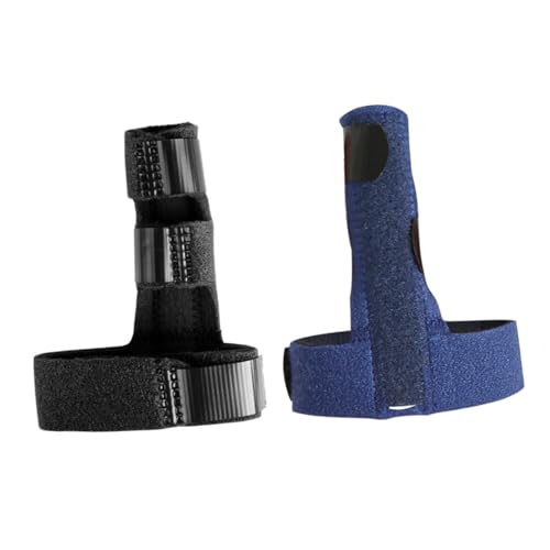 HOODANCOS Djustable Finger Brace for Injuries 2pcs Broken Finger Splint Stabilizer Padded Aluminum Support Protects Hand Finger Thumb