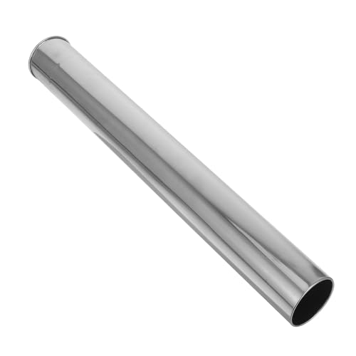 Milisten Conduit de Cheminée en Acier Inoxydable pour Poêle de Camping Extérieur, Tube D'extension 60mm X 50cm, Isolation Résistante au Vent, Accessoires Chauffage Tente Polyvalents