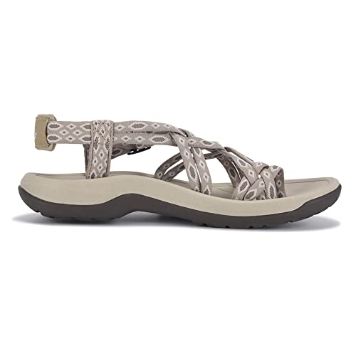 Image of Viakix Womens Walking Sandals: Cute Stylish Comfy Athletic Sport Outdoor Hiking Sandal for Trekking Water Wide Width Beach