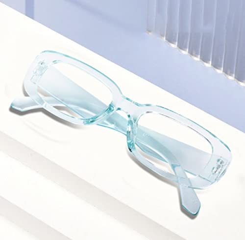 Image of IFLASH Rectangle Sunglasses for Women Retro Driving Glasses 90s Vintage Fashion Narrow Square Frame UV400 Protection Glasse