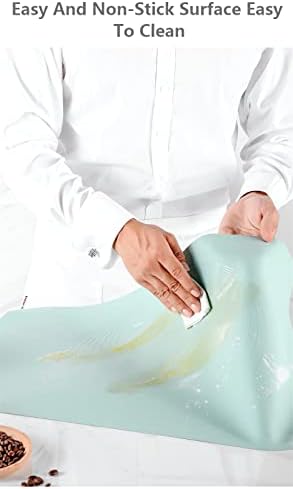 Miniatura 3 de Almohadilla de silicona extra grande para cocina, alfombrillas de silicona antideslizantes para repostería de 2023 para desplegar masa (verde)