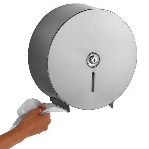 Bobrick B-2890 Satin Stainless Steel Jumbo Roll Dispenser