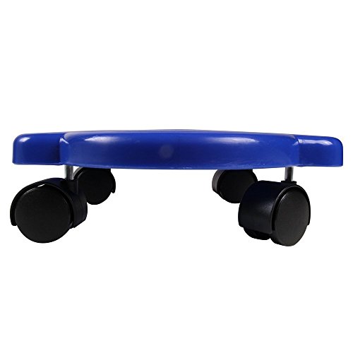 hand2mind 66189 Blue Indoor Scooter Board With Safety Handles For Kids