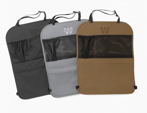 WeatherTech Seat Back Protector - Universal Kick Mat and Organizer for The Back of Your Seat - Black - 5