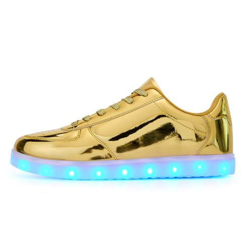 Image of Unisex LED Shoes - Fashion Light Up Sneakers, Breathable USB Charging Glowing Luminous LED Shoes for Men Women