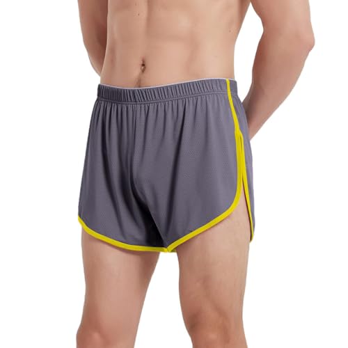 Short de course pour homme en maille respirante pour le sport athlétique