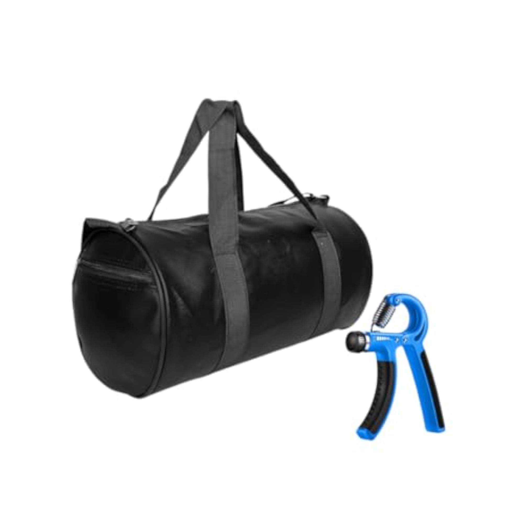 Gym Bag and Hand Gripper Set, 20L Polyester Duffel, Pack of 2