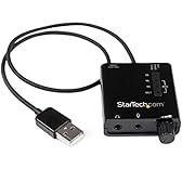StarTech.com Scheda audio USB con audio digitale SPDIF e microfono stereo, Scheda audio esterna per laptop o PC, Uscita SPDIF (ICUSBAUDIO2D)