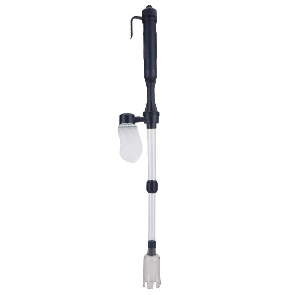 Ejoyous Detergente Elettrico per Ghiaia Dell'acquario, Pompa Elettrica per Acquario, Filtro, Set per la Pulizia Dell'acquario per Acqua Pulita e Sana