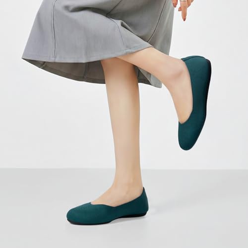 Image of Tanamo Ballet Flats for Women, Soft Knit, Work Travel Everyday Shoes