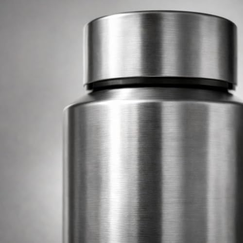Image of bottle Stainless Steel Water Bottle, 1000 ml, Silver, Leak-Proof, Modern Design Stainless Steel Water Bottle,school /college /office /home /kitchen /gym /travelling (ss pack 20)