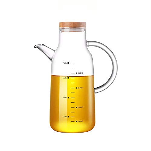Bouteille en verre au borosilicate hermétique pour huile et vinaigre de cuisine