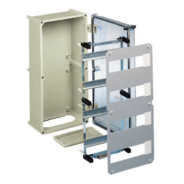 Caja PLS 36x27 con ch.mod 36 7035 boîtier étanche 36 modules RAL 7035