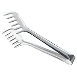 BAZEITFLOW Edelstahl Spaghettizange Pasta Greifzange Rostfrei...