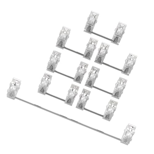 JUYAXIN 8�� �X�`�[���v���[�g�X�^�r���C�U�[ 6.25U 2Ux7 ���J�j�J���L�[�{�[�h�p ���^�� �É����� ���x���� �X�^�r���C�U�[ ���^��