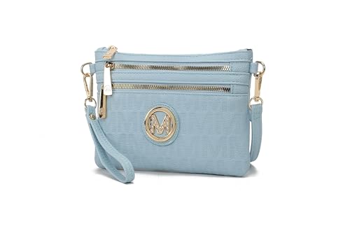 Image of MKF Collection Crossbody Bag for Women, American Flag Shoulder Bag, Vegan Leather Wristlet Bag Handbag Purse by Mia K
