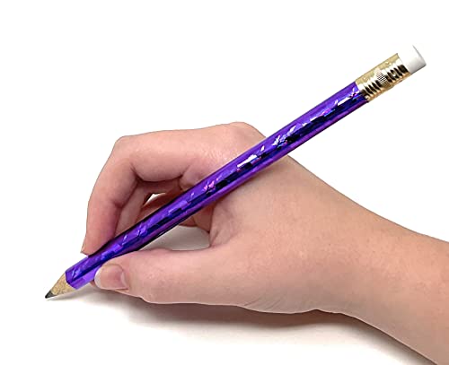 Lápices Musgrave Jumbo Purple Glitz Pack 12