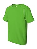 Gildan Youth Heavy Cotton T-Shirt - Electric Green - M