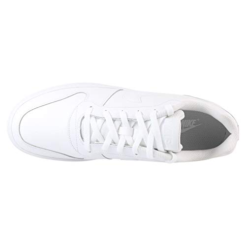 Nike Men's Ebernon Low Basketball Shoe, White/White, 13 Regular US3