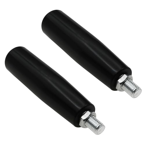 Image of 2 PCS Revolving Hand Knob M10 Lathe Crank Knob Thread Handle for Marine Trailer Jack Woodworking Machinery Cutting Machine Tailstock Table Saw Tailstock Mechanical Parts Length 80 mm