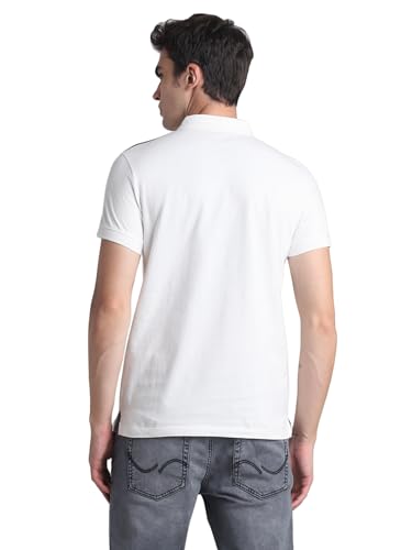 Image of Jack & Jones Mens Cotton Slim Fit Zipper Polo