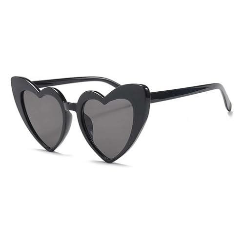 Gafas de resina for mujer con monturas creativas de corazón noir 2