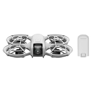 DJI Neo Combo mit 2 Akkus, Minidrohne mit 4K UHD-Kamera für Erwachsene, 135g Follow Me Drohne mit Handstart, Motivverfolgung, QuickShots, stabilisiertes Video, Propellerschutz (Controllerfrei)