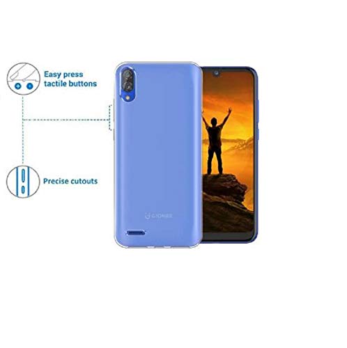Image of COVERBLACK Rubber Silicone Back Cover for Gionee F11 - Transparent