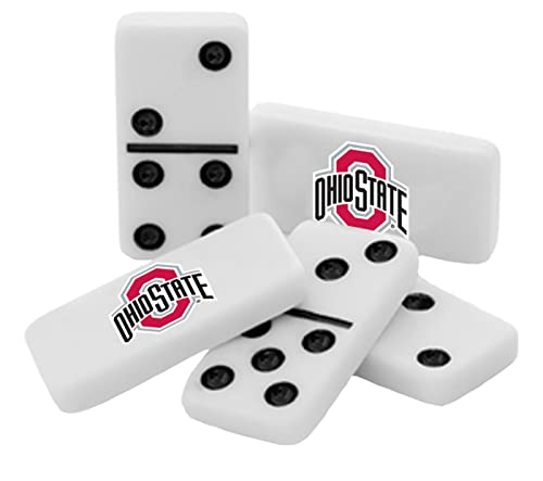 Juego de dominó Masterpieces NCAA Ohio State 28 piezas miniatura 2