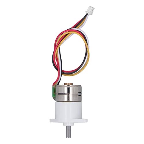 NDNCZDHC 12V DC Micro Stepper Motor Copper Brushless 1:380 K Deceleration Stepper Motor 2 Phase 4 Wire Stepper Motor