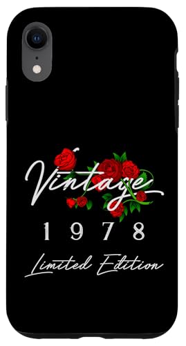 ���B���e�[�W 48�΂̒a���� �f�R���[�V���� ���B���e�[�W 1978 48�� �X�}�z�P�[�X iPhone XR �p