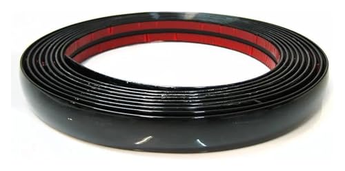 Faldón lateral coche moldura protectora negra 25mm antiroces