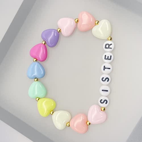 Image of Sister's Big Bracelet Gift, Little Girls' Sister Jewelry