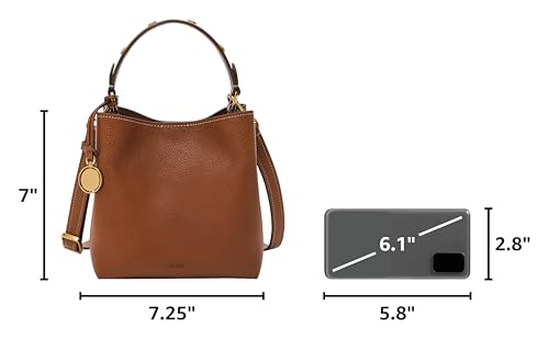 Image of Fossil Womens Jessie Small Bucket Crossbody Bag
